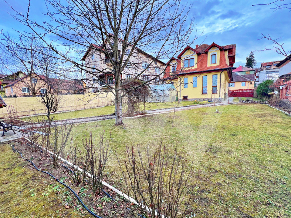 Închiriere Vilă Stil Pensiune, curte 999 mp, filigorie și 6 camere- SIBIU 