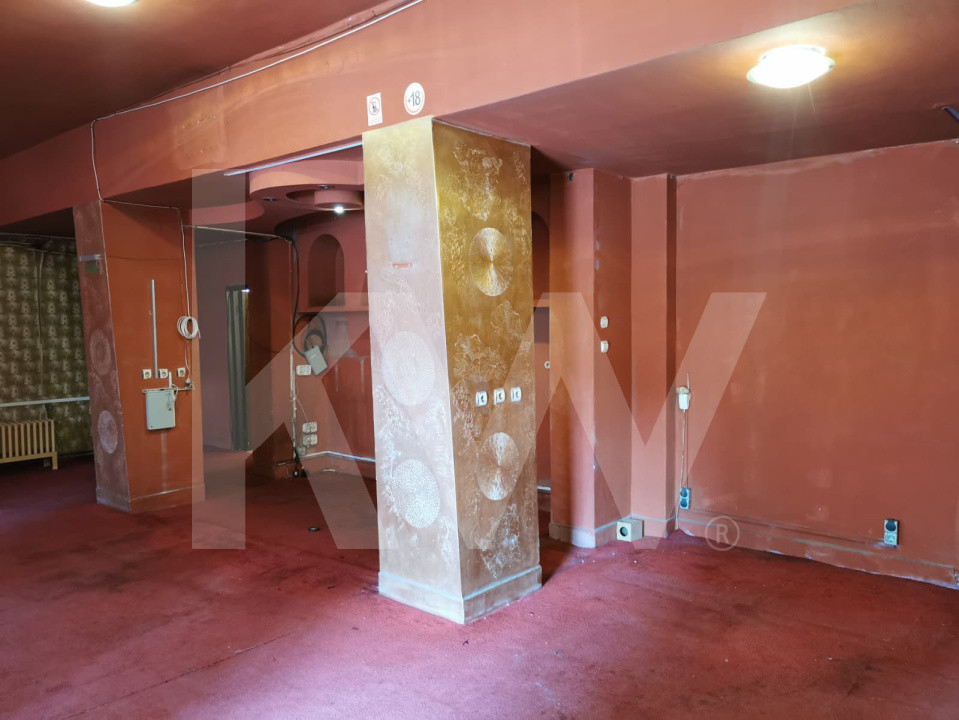 Spatiu de inchiriat 110mp stradal vitrina Mihai Viteazu Sibiu
