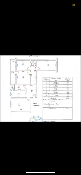 Apartament de vanzare 4 camere
