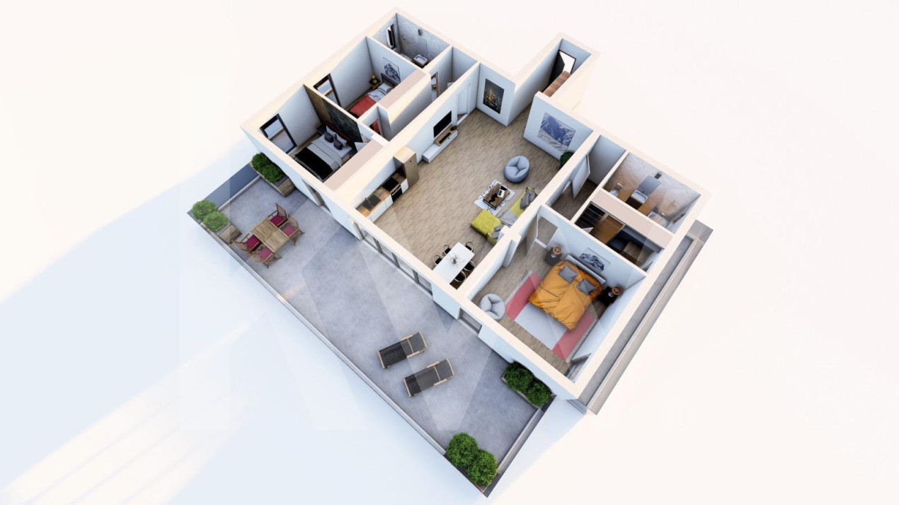 Teren cu PUZ autorizatie 22 apartamente cu terase zona Turnisor Sibiu