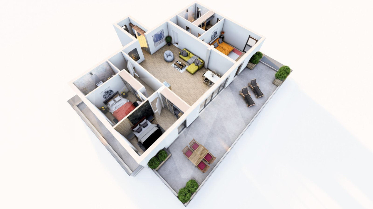 Teren cu PUZ autorizatie 22 apartamente cu terase zona Turnisor Sibiu