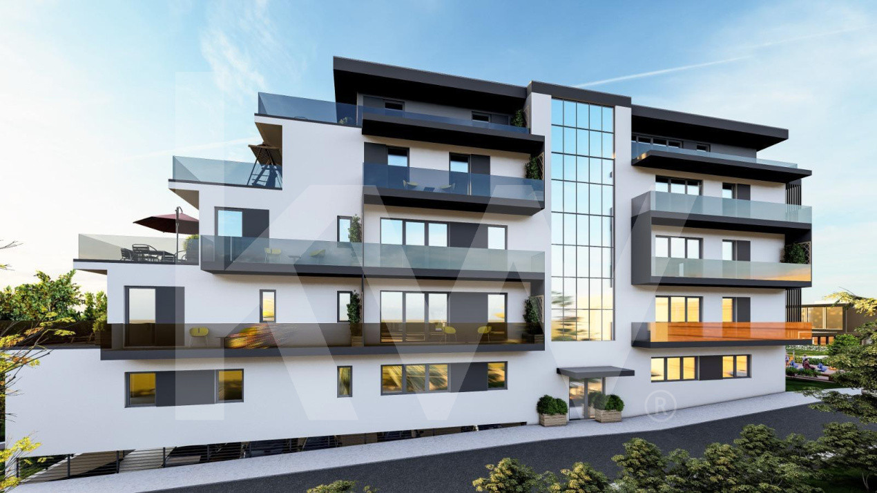 Teren de vanzare cu autorizatie bloc  22 apartamente cu terase - Sibiu