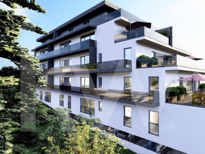 Teren de vanzare cu autorizatie bloc  22 apartamente cu terase - Sibiu