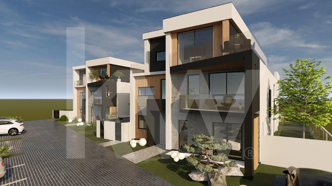 Apartament modern 4 camere 4 bai ultrafinisat teren 174mp Arhitectilor