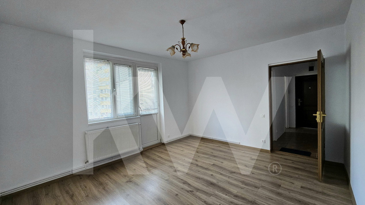 Apartament 2 camere cu geam la baie, 38,6 mpu, renovat 2025, Scoala nr. 6  Sibiu