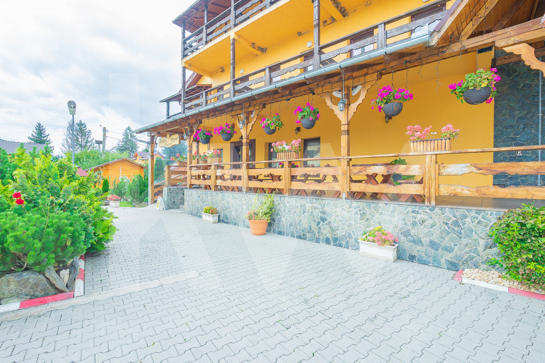 Pensiune cu restaurant, terasa, 14 camere, oportunitate de investitie turistica