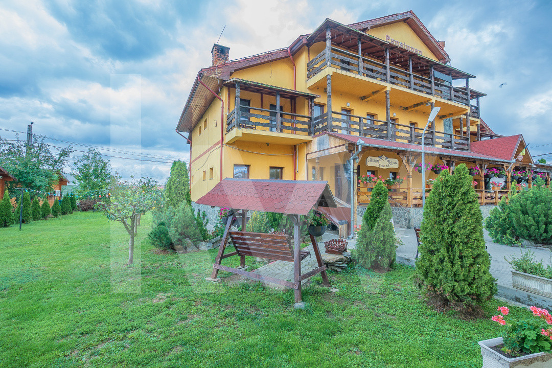 Pensiune cu restaurant, terasa, 14 camere, oportunitate de investitie turistica