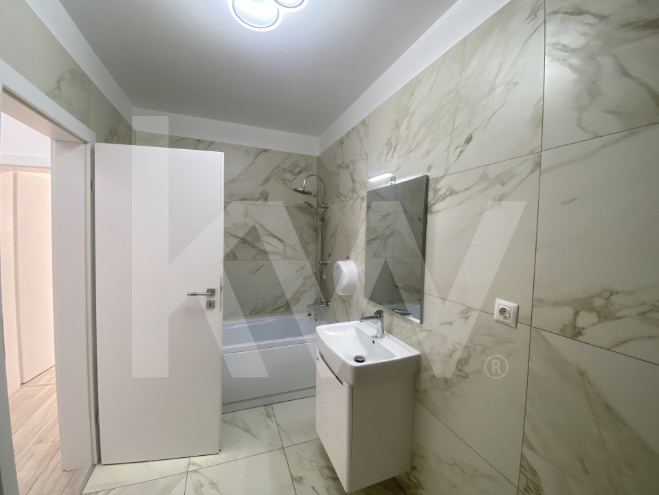 Apartament 3 camere balcon gradina finisat la cheie de vanzare Sibiu