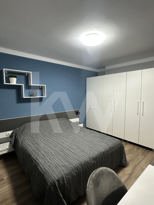 Apartament 2 camere, bucătărie separata, complet mobilat și utilat 