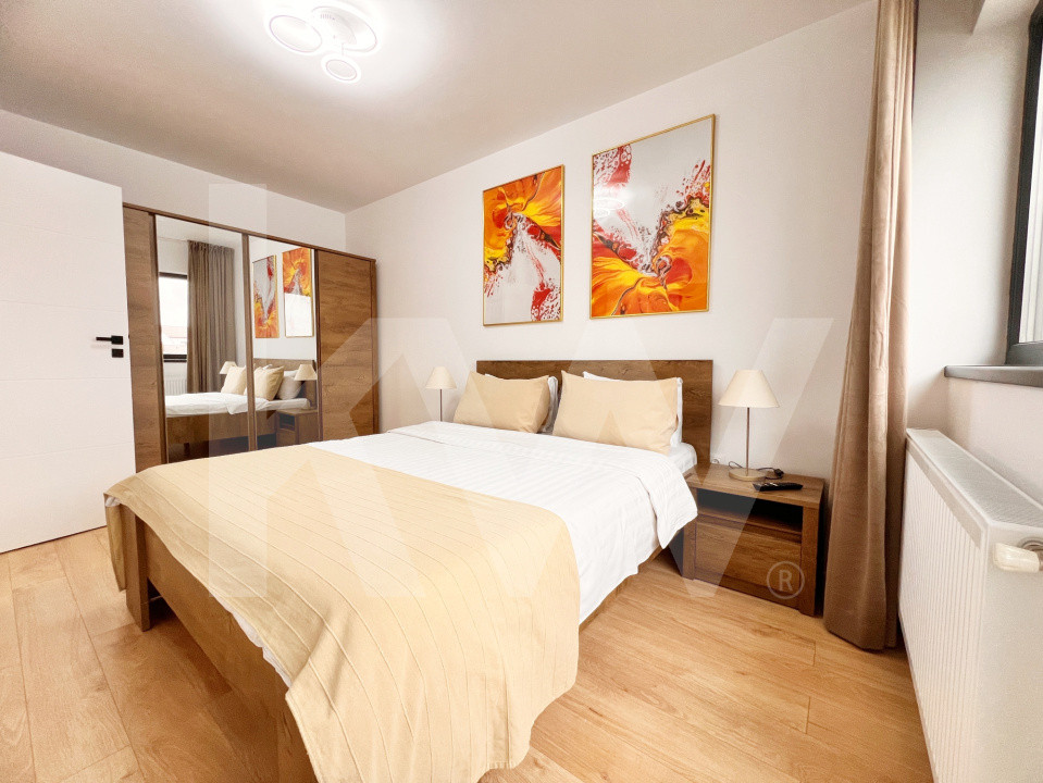 Ap. modern cu 3 cam. complet mobilat si utilat+loc de parcare-Kaufland