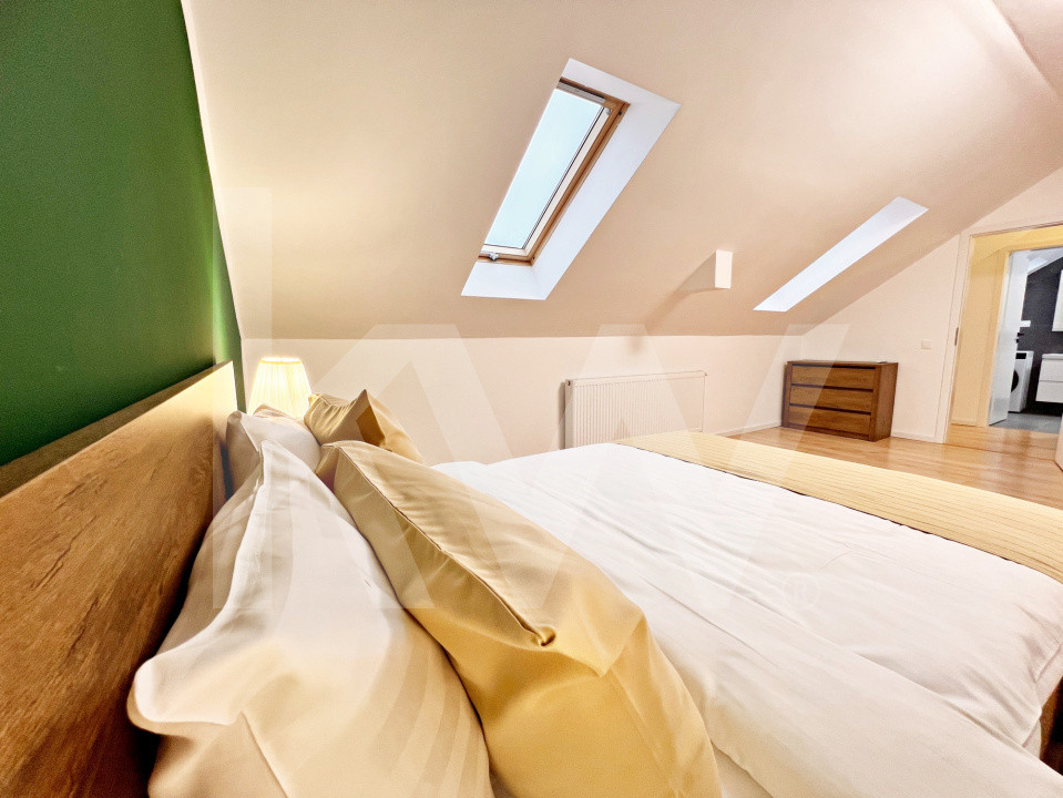 Ap. modern cu 3 cam. complet mobilat și utilat, două băi+loc de parcare