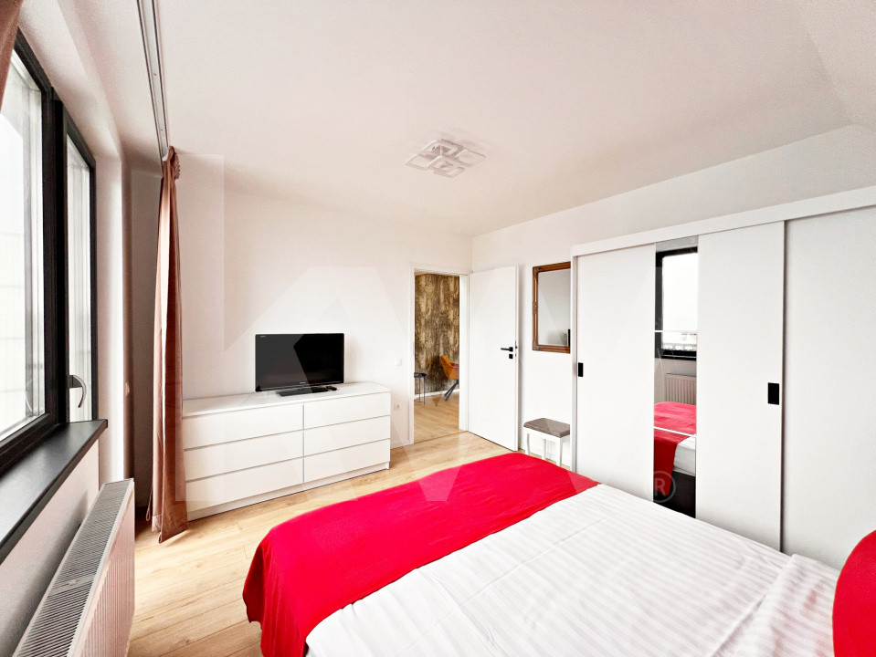 Ap. modern cu 3 cam. complet mobilat și utilat, două băi+loc de parcare