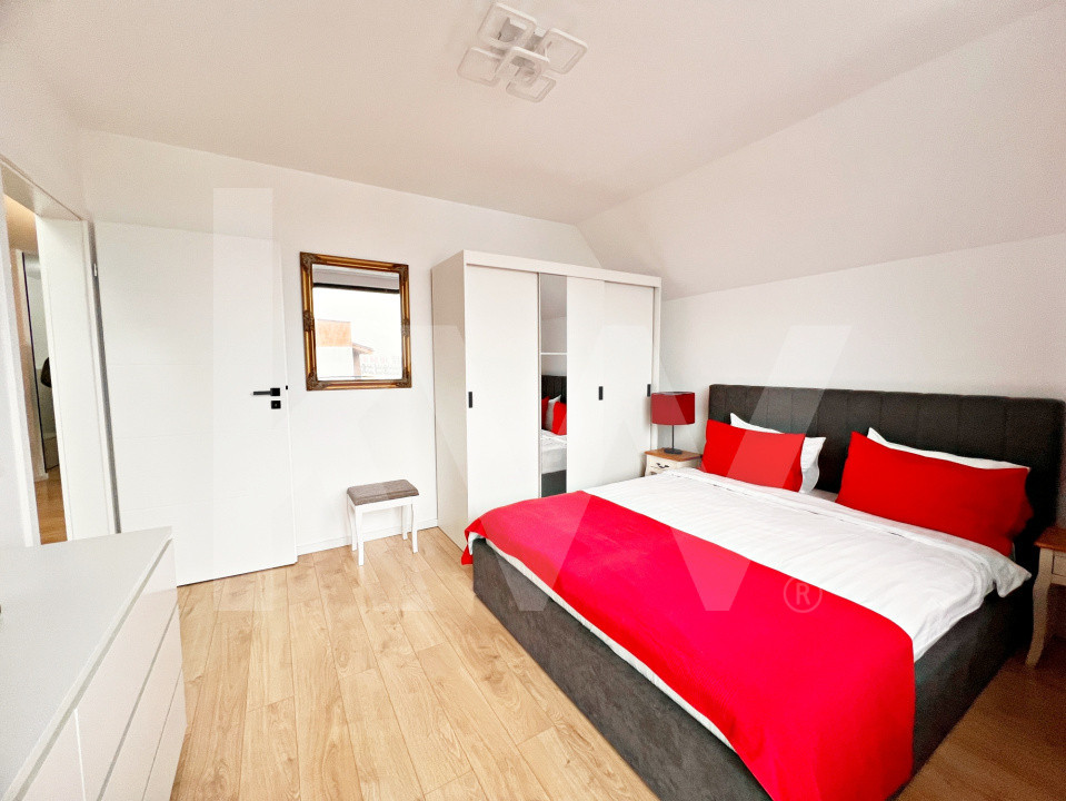 Ap. modern cu 3 cam. complet mobilat și utilat, două băi+loc de parcare