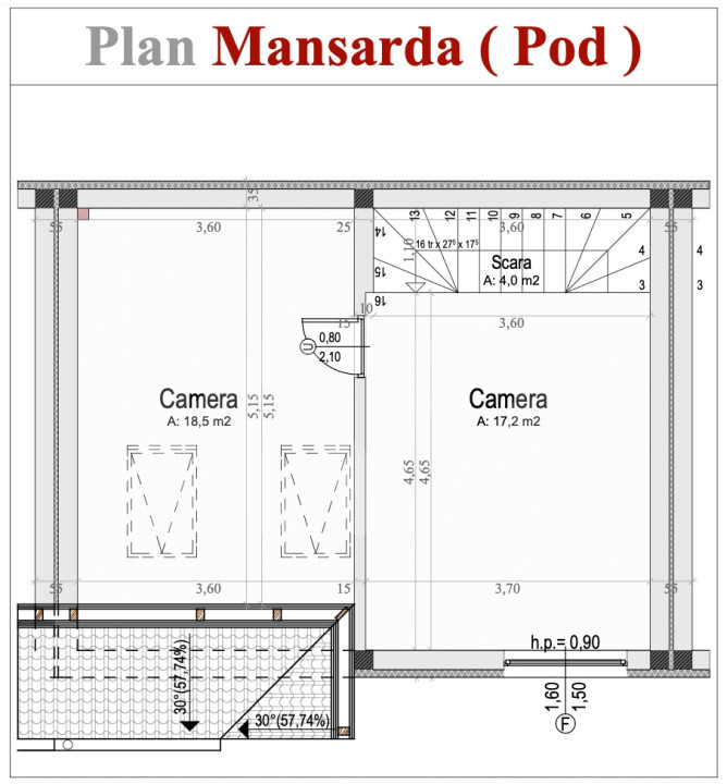 Casă întabulată, 5 cam, 119 mp utili, curte 70 mp – finisată la cheie