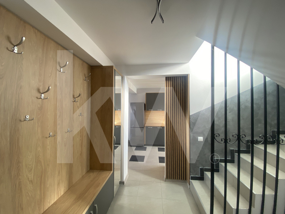 Casa individuala moderna 6 camere 4 bai de inchiriat Tineretului Sibiu