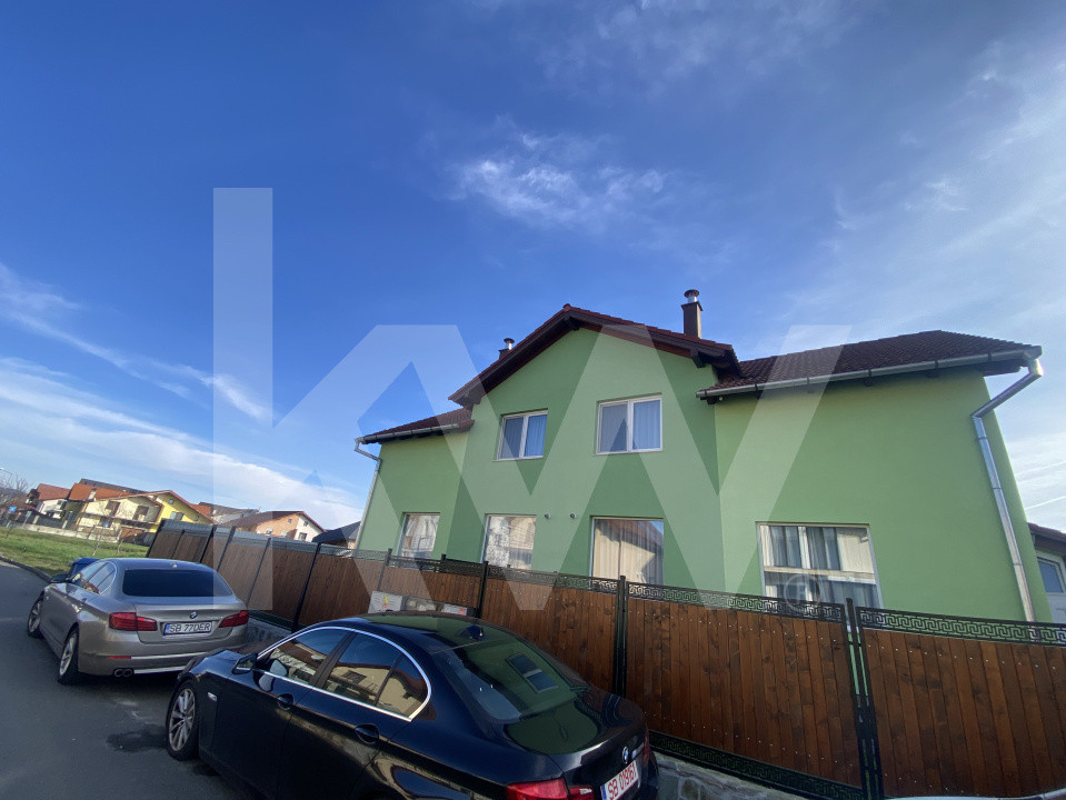 Casa individuala moderna 6 camere 4 bai de inchiriat Tineretului Sibiu