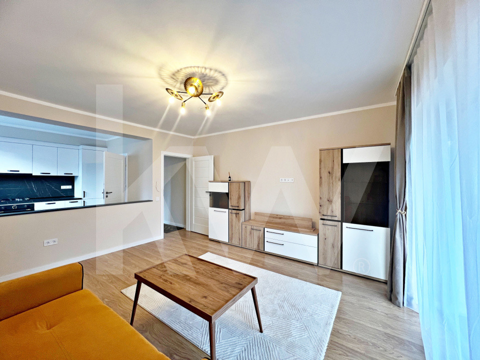 Apart. NOU mobilat și utilat cu 2 cam., balcon și parcare SB-Cristian