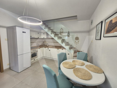 Duplex modern de închiriat în Cartierul Arhitecților – curte proprie