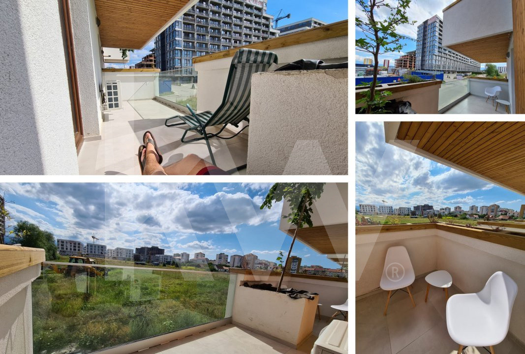 Apartament de lux de inchiriat 3 camere cu piscina exterioara in Sibiu