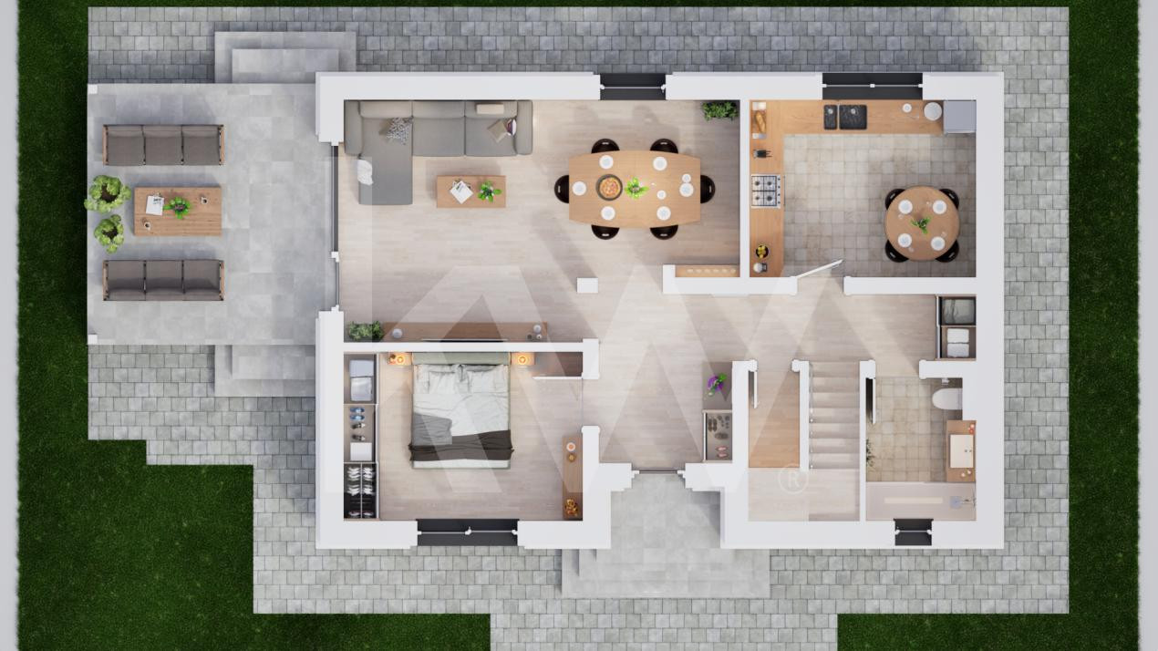 Casa individuala 5 camere in cartier nou Șură Mica