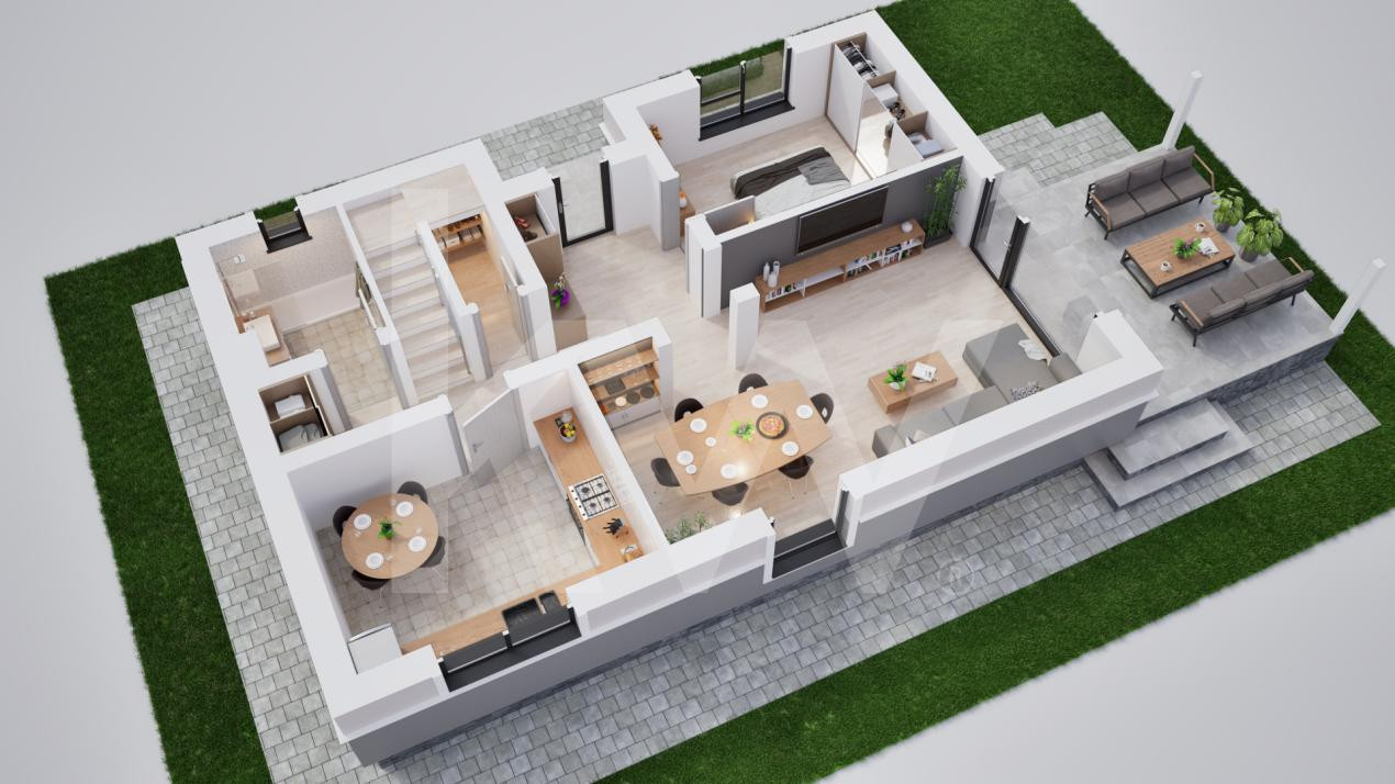 Casa individuala 5 camere in cartier nou Șură Mica