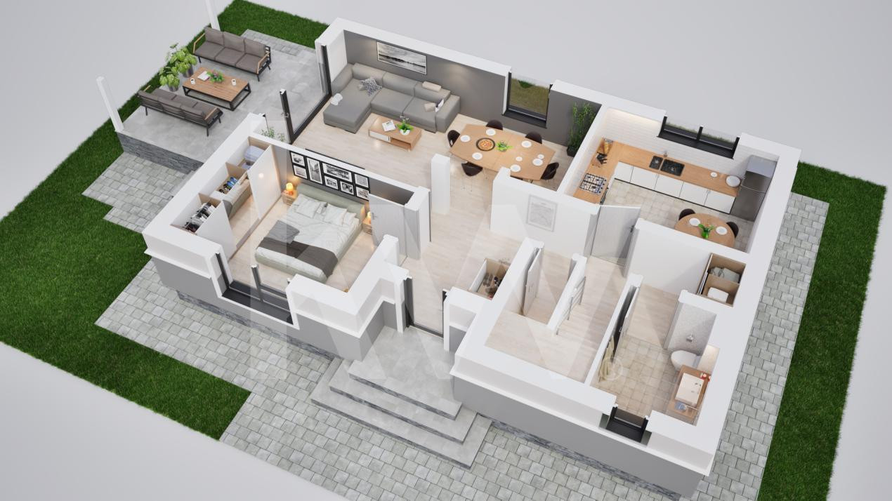 Casa individuala 5 camere in cartier nou Șură Mica