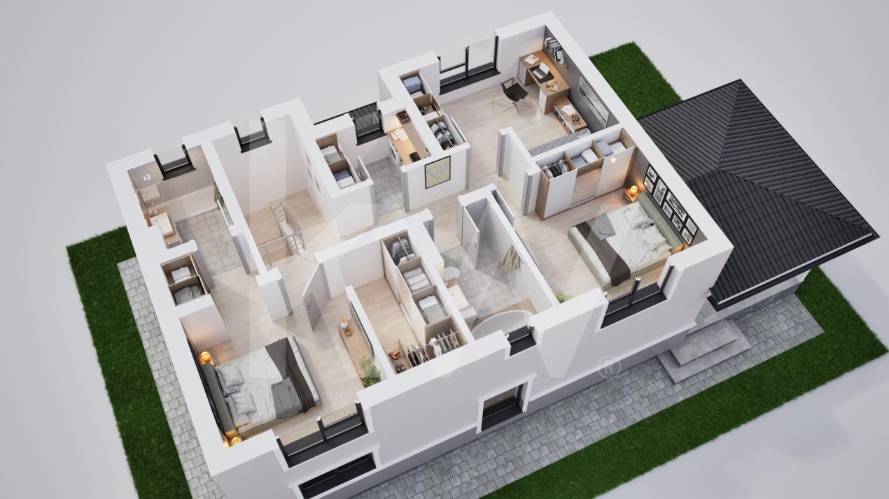 Casa individuala 5 camere in cartier nou Șură Mica