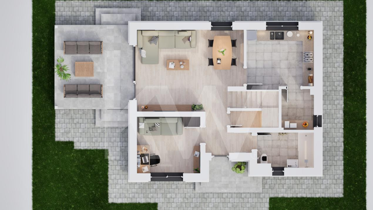 Casa individuala 5 camere in cartier nou Șură Mica