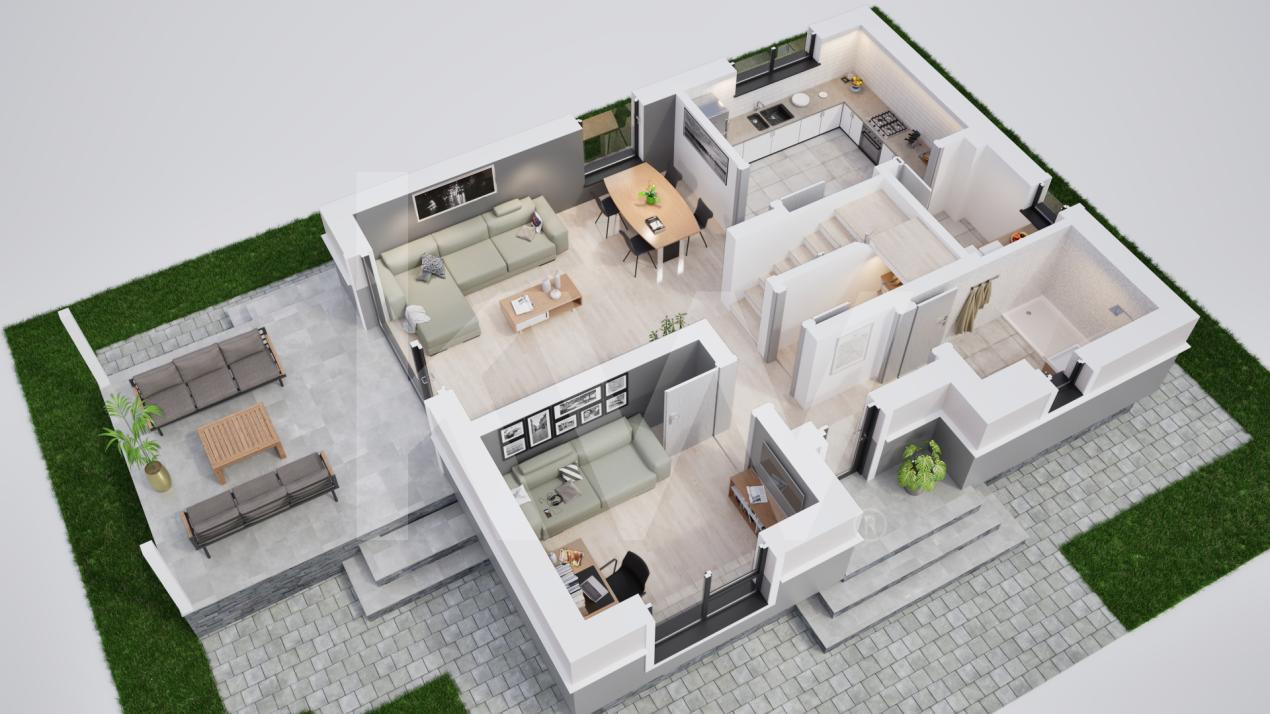 Casa individuala 5 camere in cartier nou Șură Mica