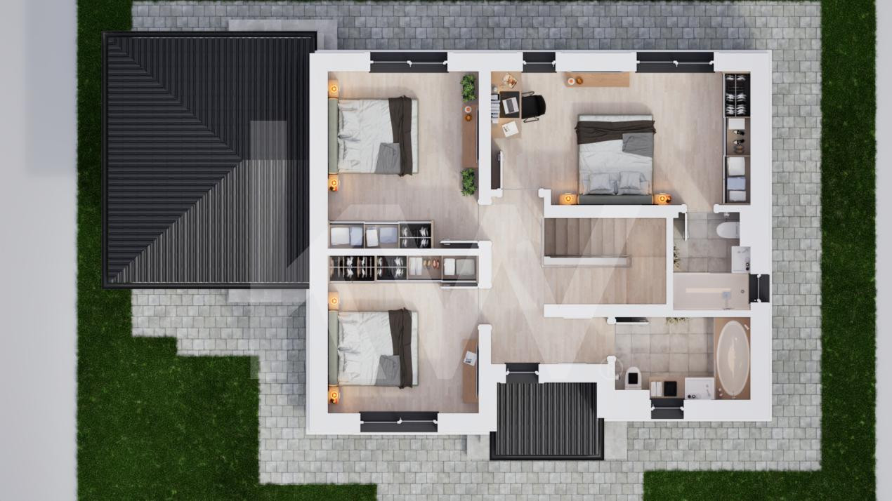 Casa individuala 5 camere in cartier nou Șură Mica