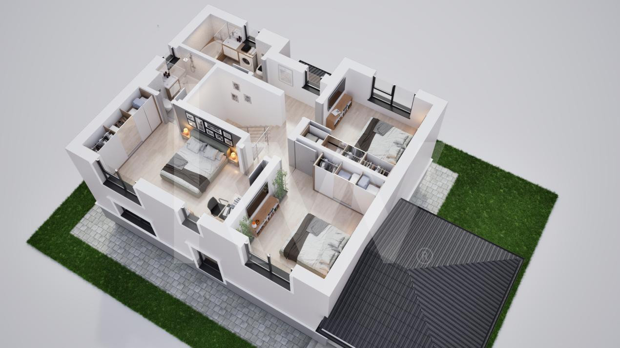 Casa individuala 5 camere in cartier nou Șură Mica