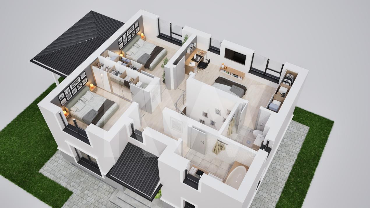 Casa individuala 5 camere in cartier nou Șură Mica