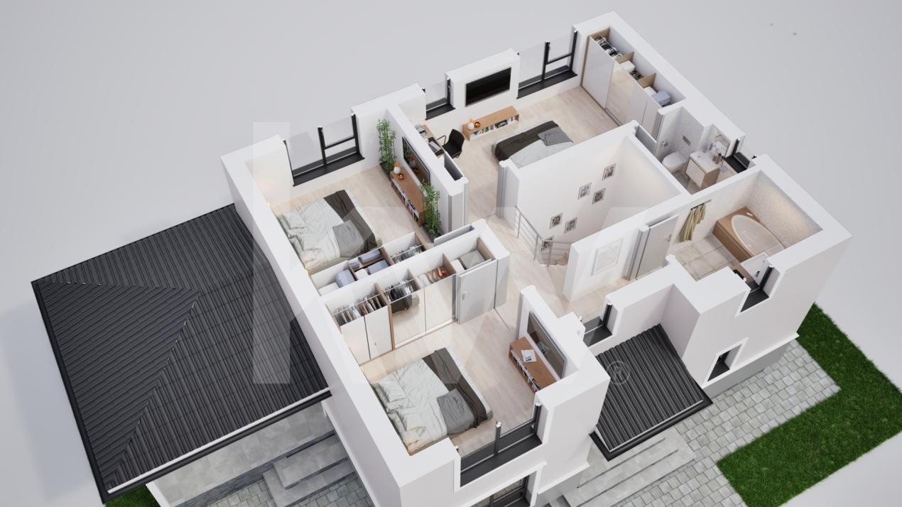 Casa individuala 5 camere in cartier nou Șură Mica