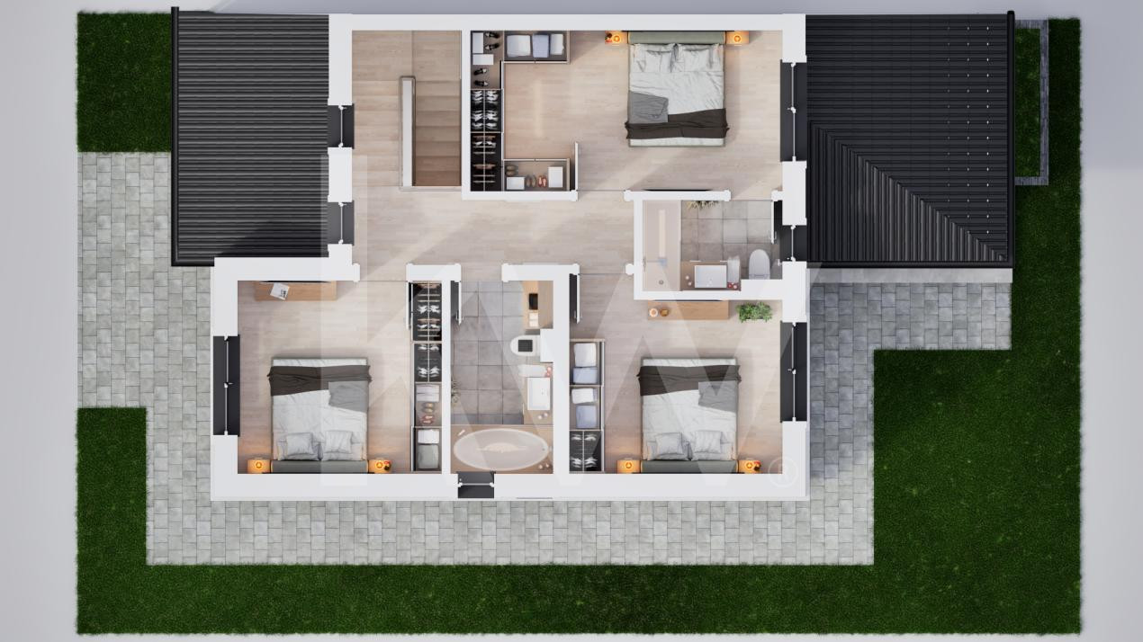 Casa duplex 5 camere in cartier nou Șură Mica