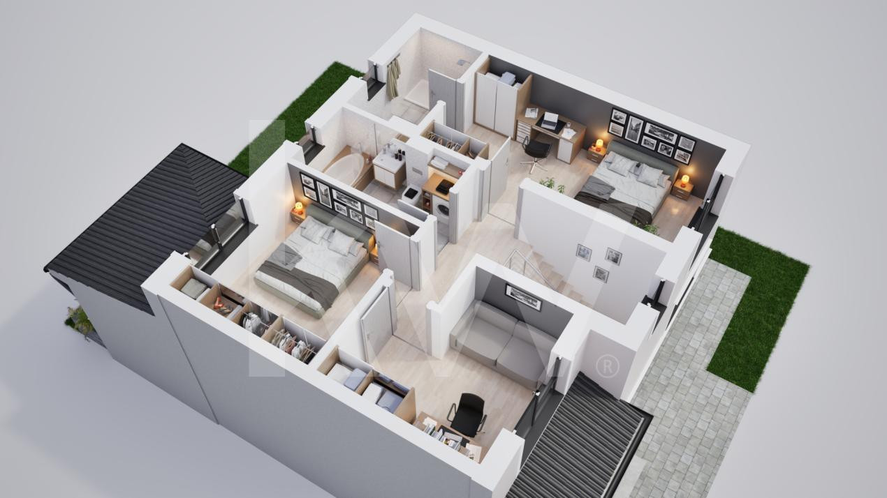 Casa duplex 4 camere in cartier nou Șură Mica