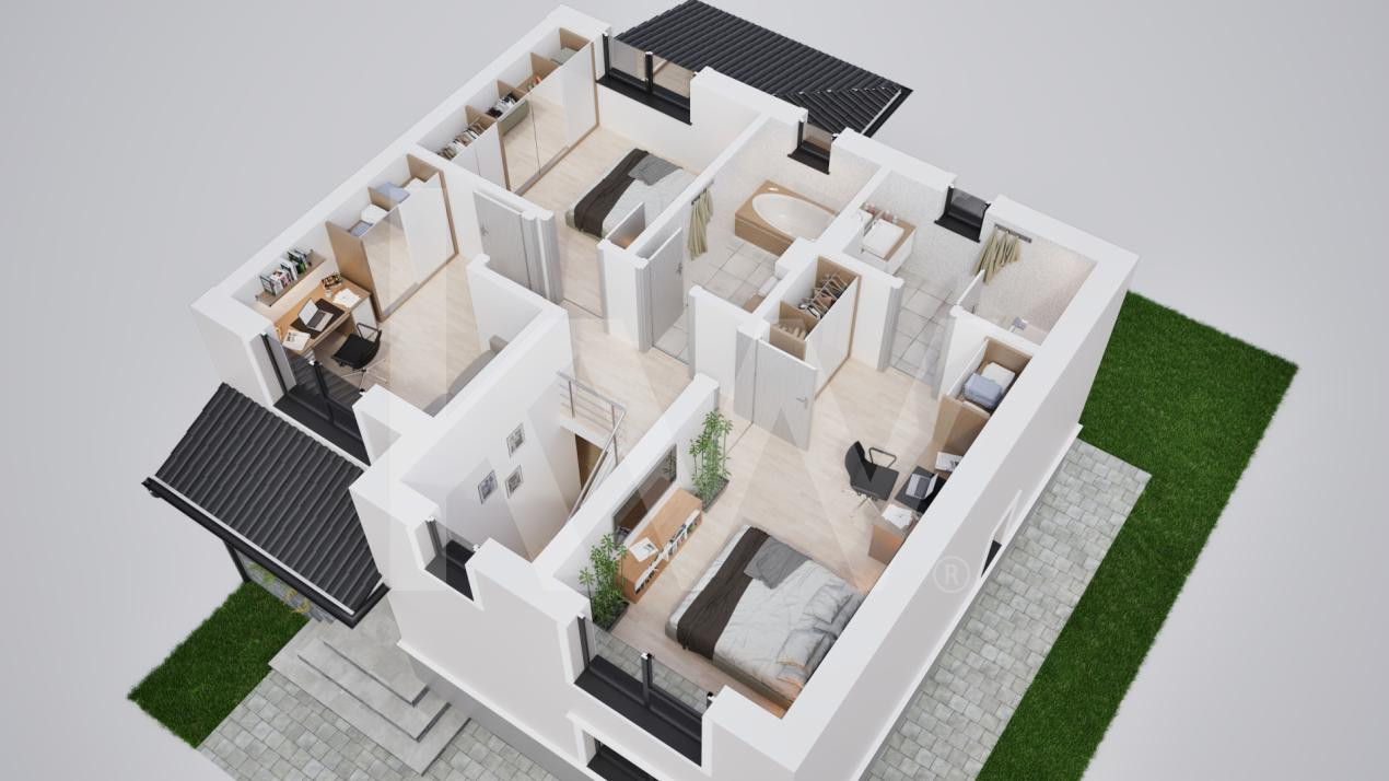 Casa duplex 4 camere in cartier nou Șură Mica