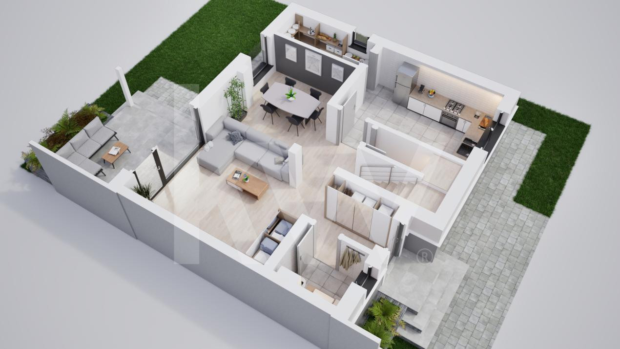 Casa duplex 4 camere in cartier nou Șură Mica