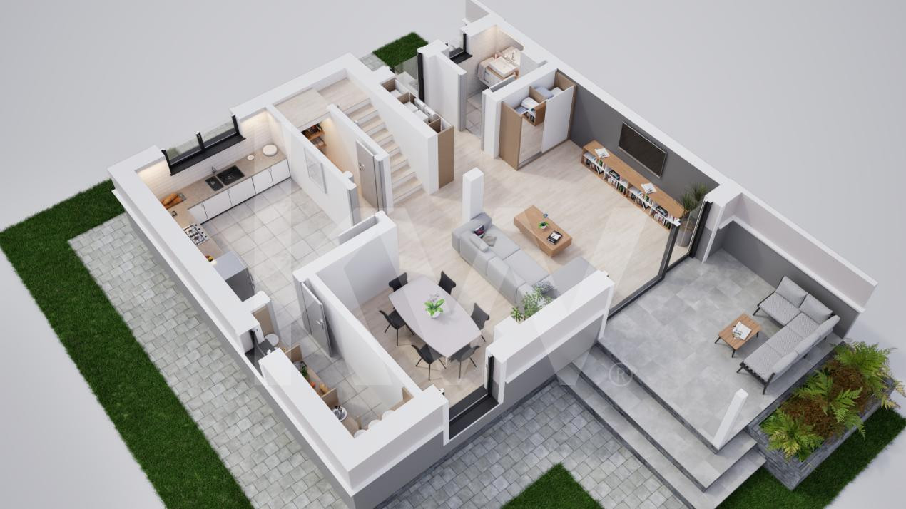 Casa duplex 4 camere in cartier nou Șură Mica