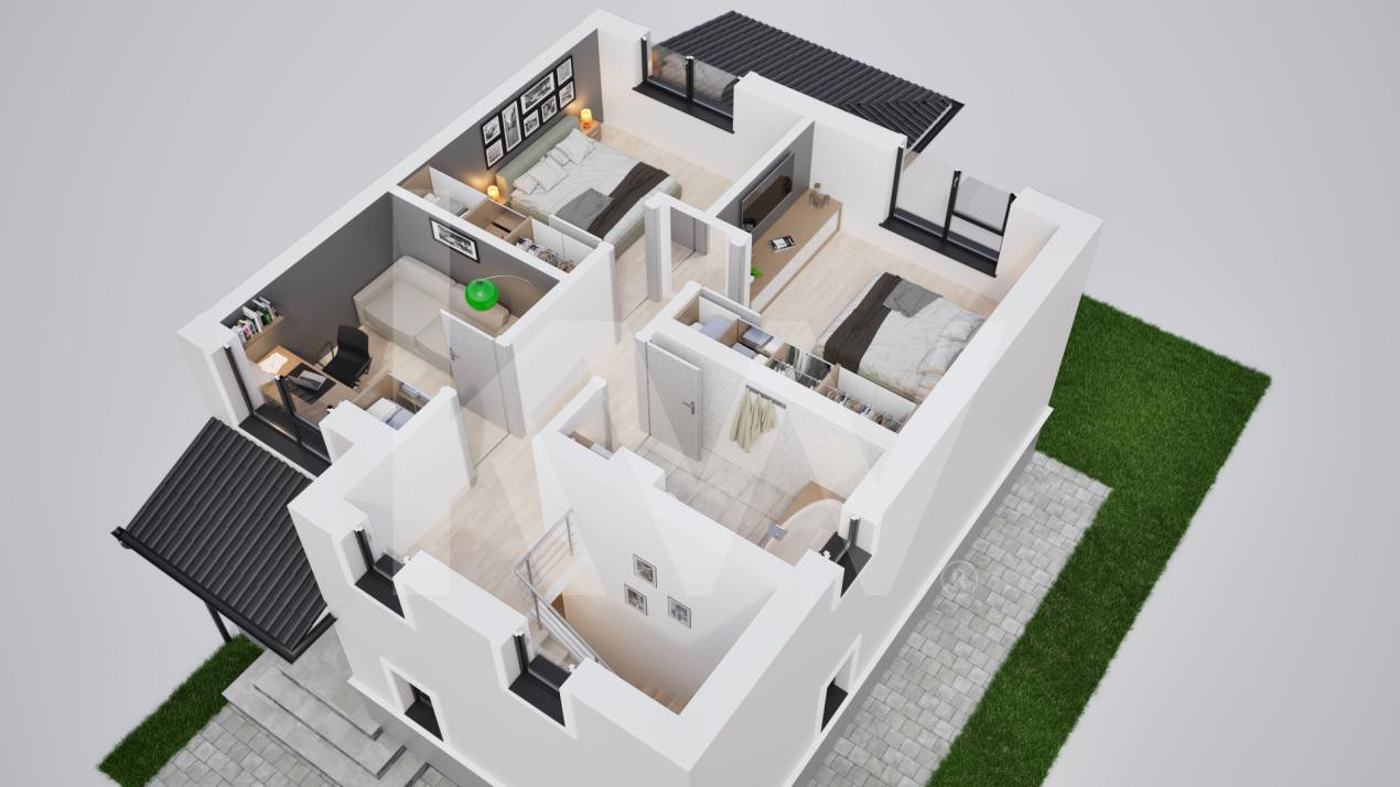 Casa duplex 4 camere in cartier nou Șură Mica