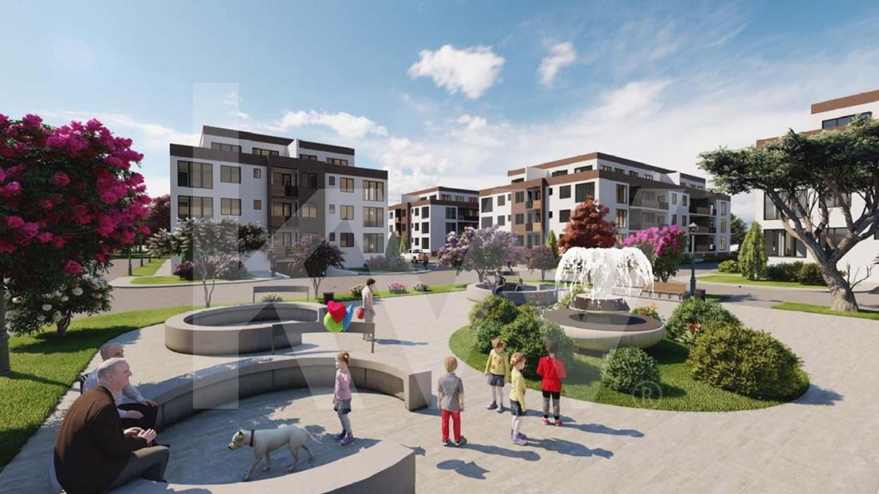 Apartament - Garsoniera bucatarie separata balcon de vanzare 33.6mpu