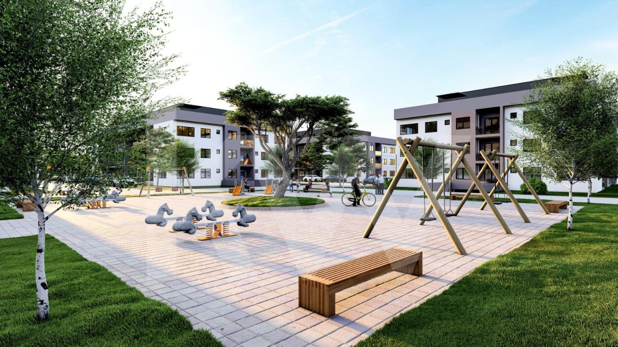 Apartament 2 camere 57.9mp utili buc separata balcon etaj 1 Sibiu