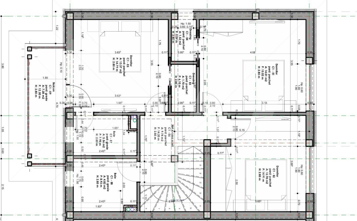 Casa 4 camere 3 bai singur in curte zona Selimbar Sibiu de vanzare