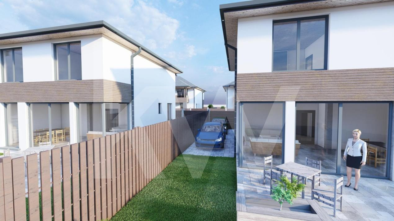 Casa 4 camere 3 bai singur in curte zona Selimbar Sibiu de vanzare