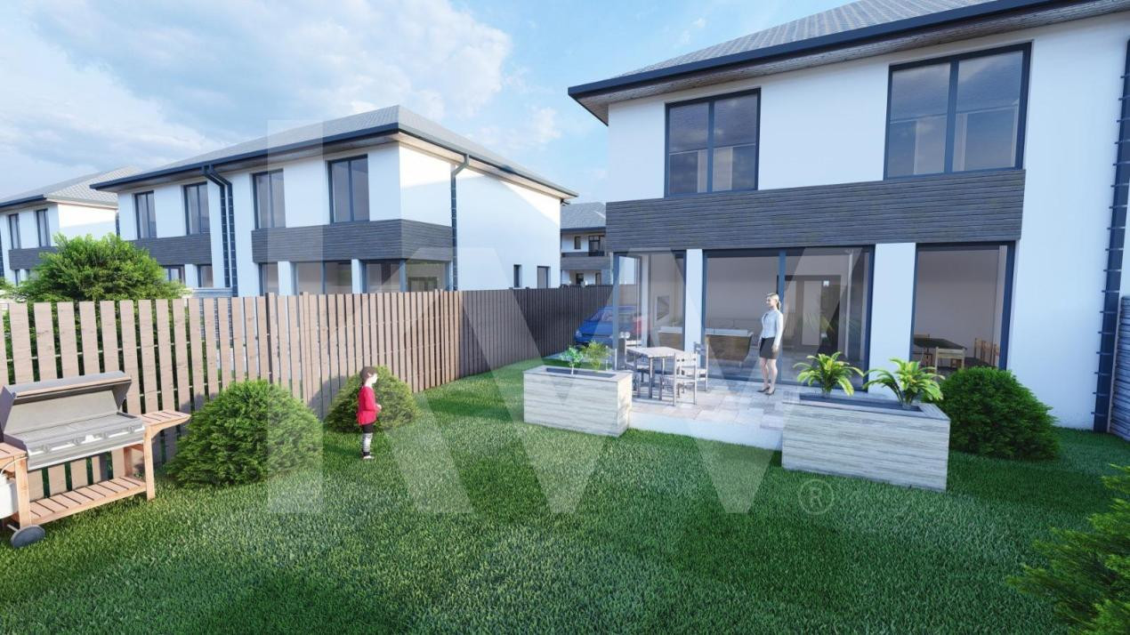 Casa 4 camere 3 bai singur in curte zona Selimbar Sibiu de vanzare