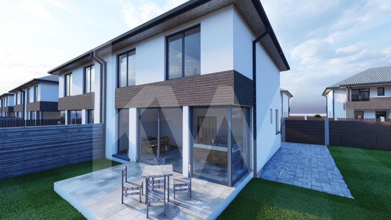 Casa individuala 4 camere 3 bai teren 257mp Selimbar Sibiu de vanzare