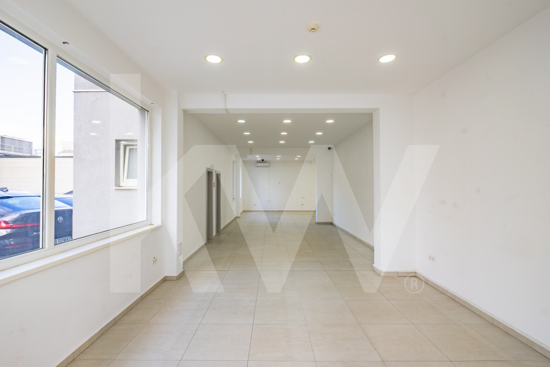 Spatiu comercial finisat 174mp vitrina la Dna Stanca ideal showroom clinica