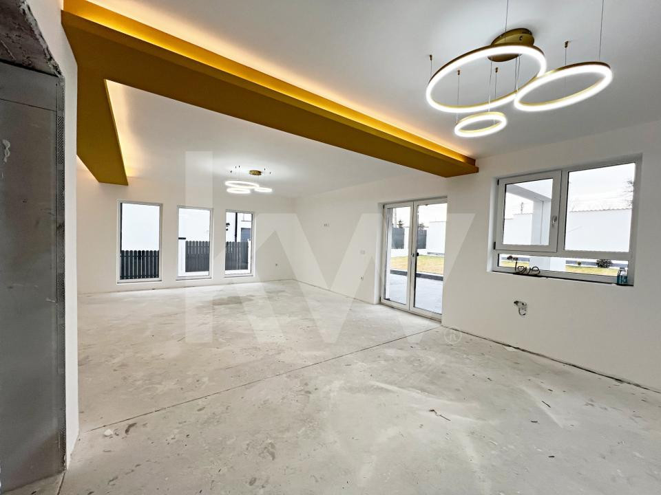 Casă individuală modernă P+E, 164 mp utili, teren 500 mp, Daia-10 min de Sibiu