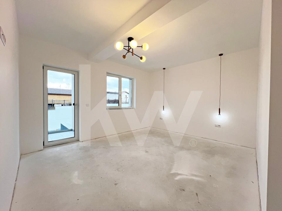 Casă individuală modernă P+E, 164 mp utili, teren 500 mp, Daia-10 min de Sibiu