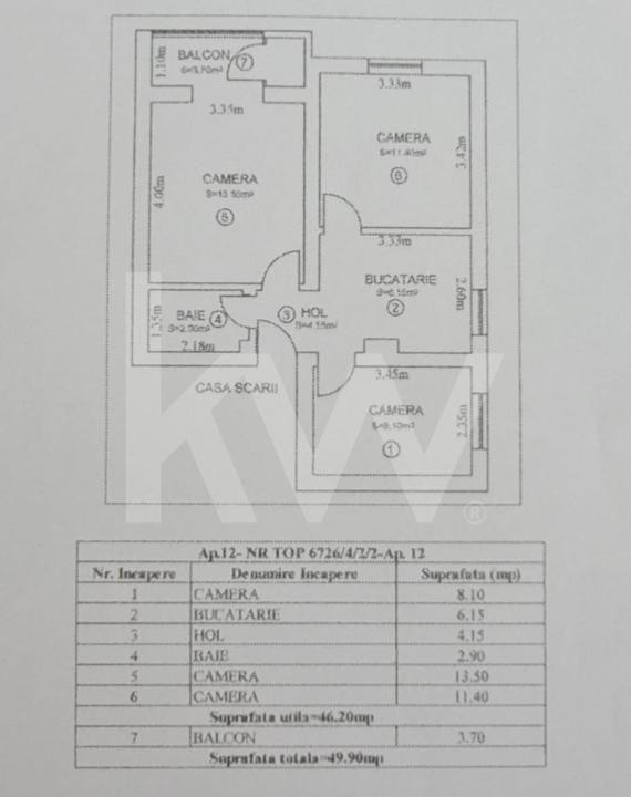 Apartament 3 camere mobilat si utilat Cisnadie 