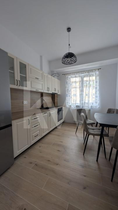 Apartament 2 camere nou, prima închiriere, parcare privată, zona Cireșica!